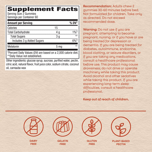 <{%MAIN4_13750%}>Nature's Way® | Melatonin Gummies