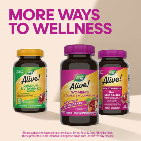 <{%MAIN6_13710%}>Nature's Way® | Alive! Women's Complete Multivitamin