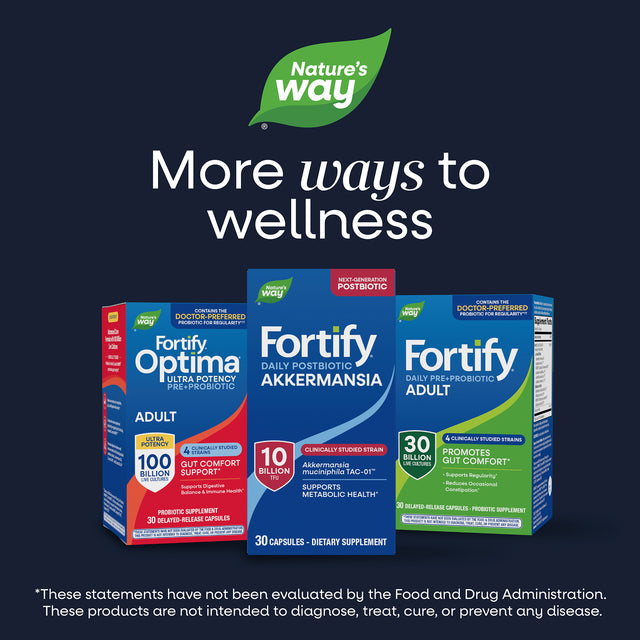 <{%MAIN5_10762%}>Nature's Way® | Fortify Optima Adult 50+ Advanced Care Probiotic