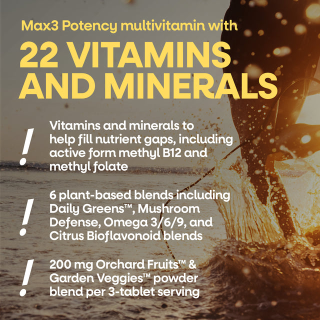 <{%MAIN3_14932%}>Nature's Way® | Alive! Max3 Potency Adult Complete Multivitamin-No Added Iron