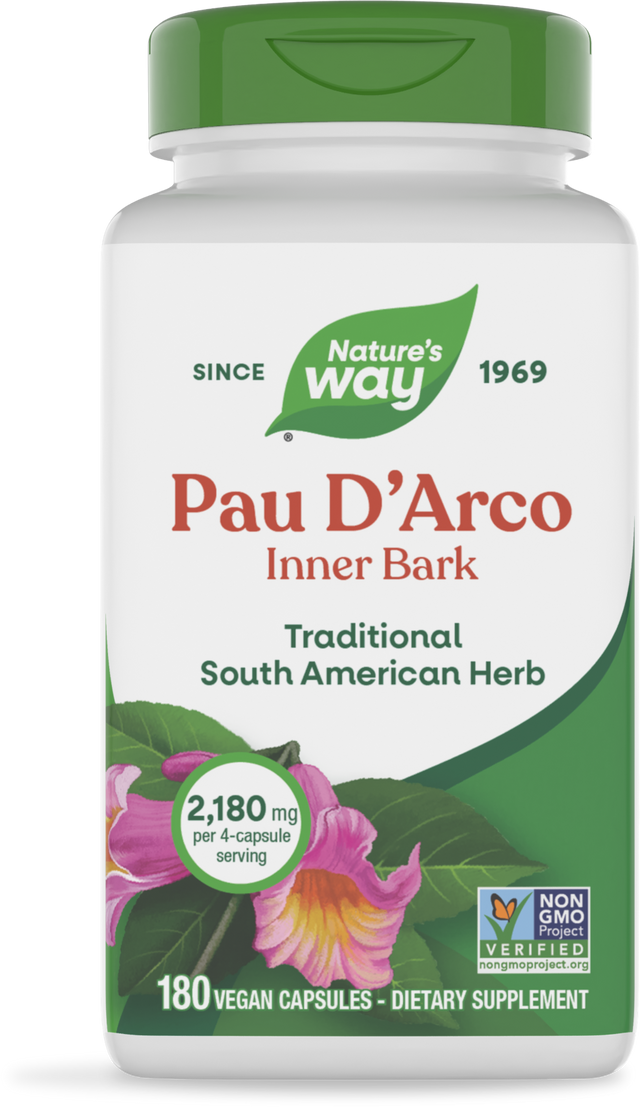 <{%PRIMARY_15408%}>Nature's Way® | Pau d'Arco Inner Bark, 180 capsules