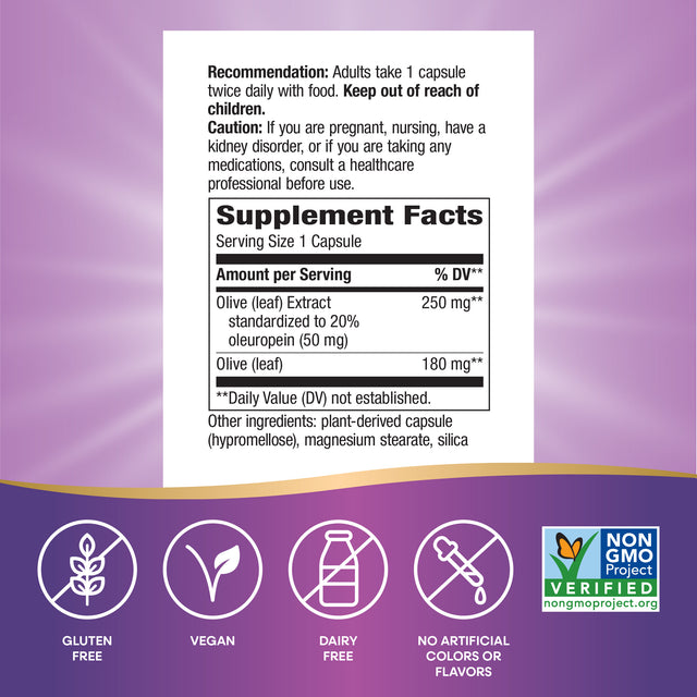 <{%MAIN4_15480%}>Nature's Way® | Olive Leaf Standardized Extract