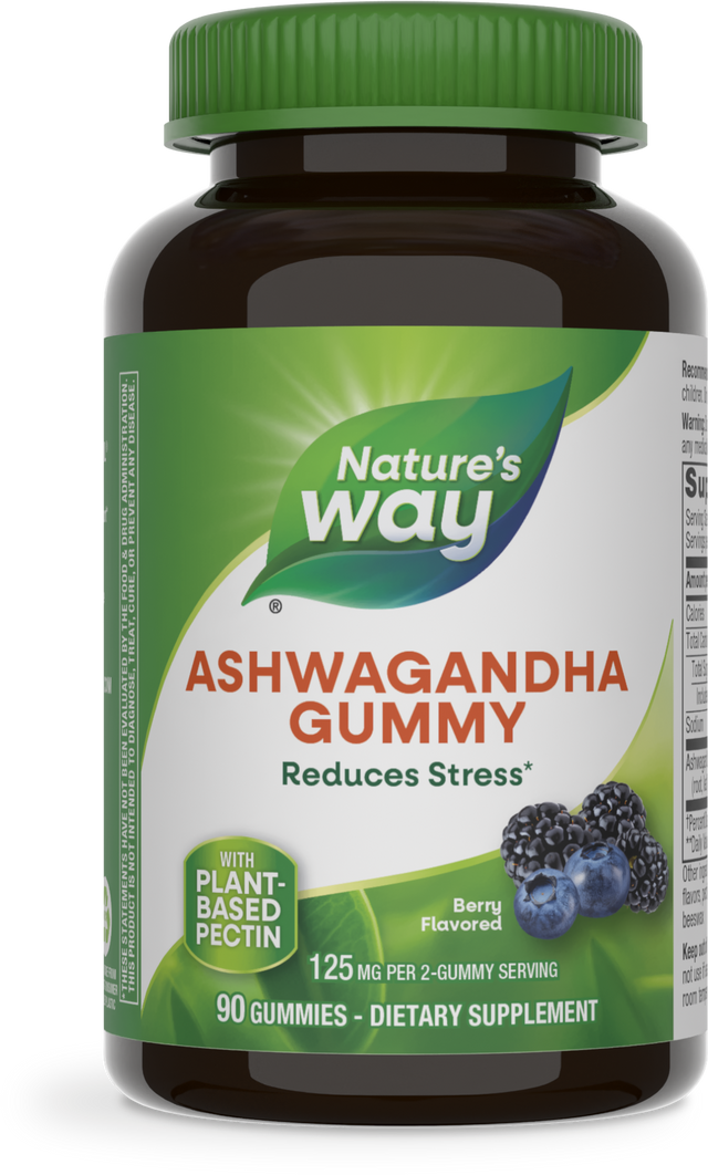 <{%PRIMARY_13983%}>Nature's Way® | Ashwagandha Gummies, 90 gummies, Berry