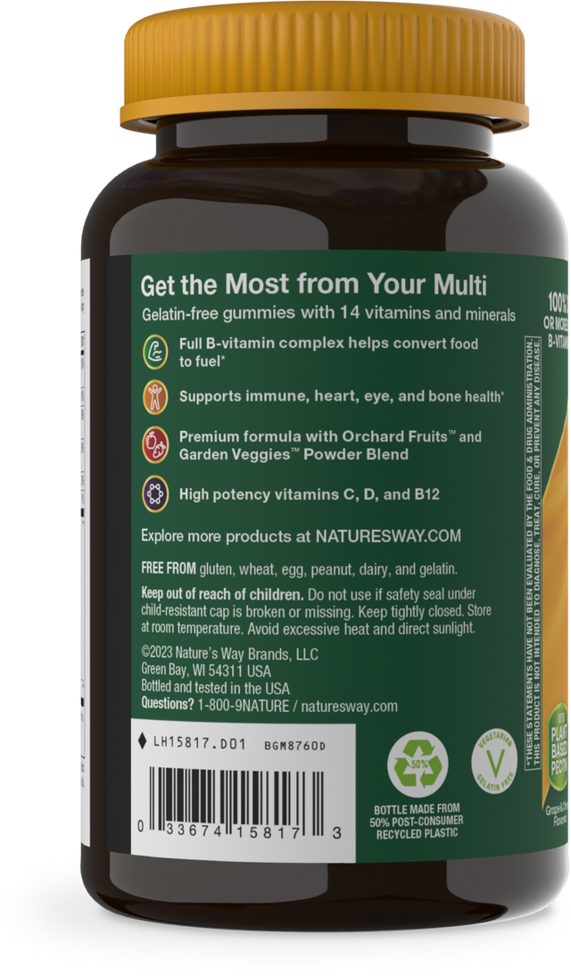 <{%360IMAGE2_15817%}>Nature's Way® | Alive! Adult Premium Gummy Multivitamin - left side of pack
