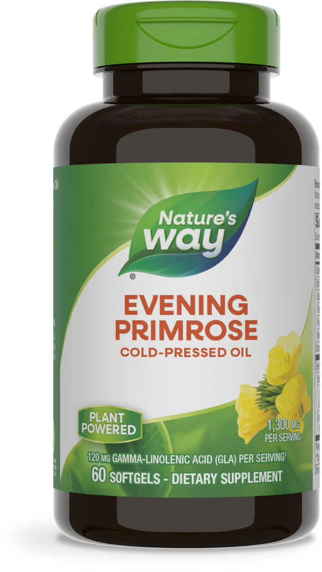 <{%PRIMARY_15418%}>Nature's Way® | Evening Primrose Cold-Pressed Oil, 60 softgels
