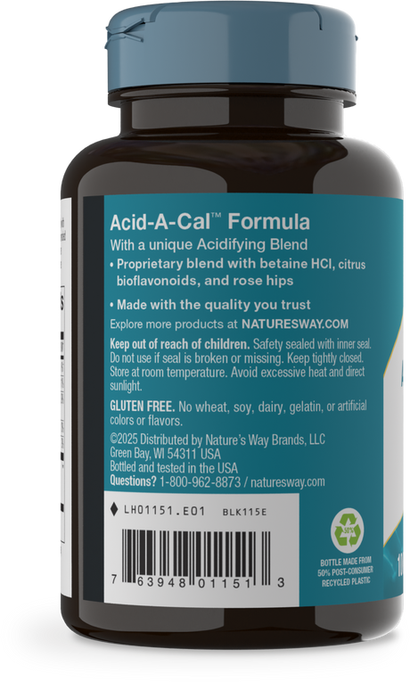<{%360IMAGE2_01151%}>Nature's Way® | Acid-A-Cal Formula - left side of pack