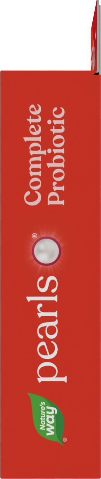 <{%360IMAGE2_04363%}>Nature's Way® | Pearls Complete Probiotic - right side of pack