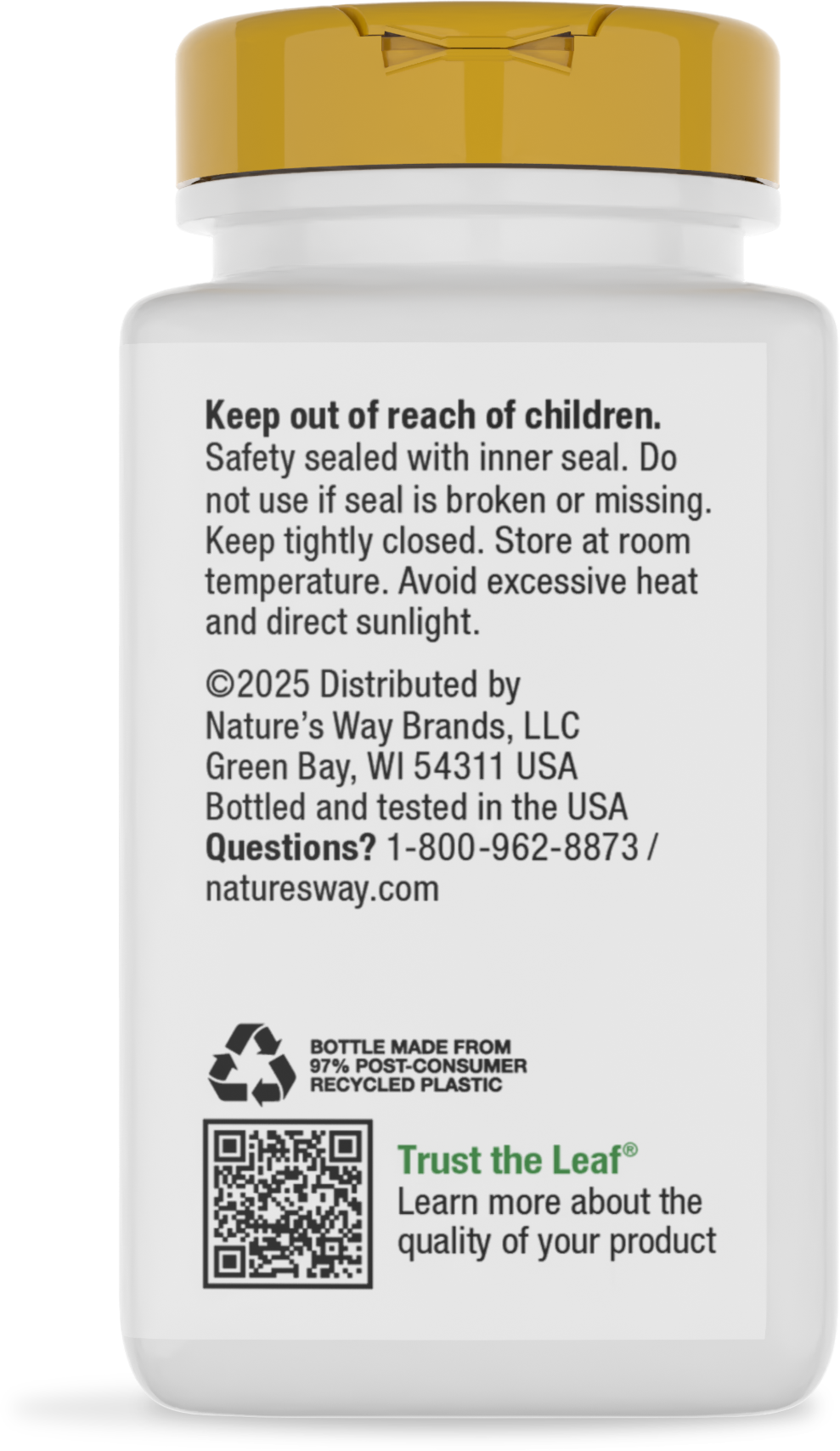 <{%360IMAGE3_15604%}>Nature's Way® | Vitamin D3 - back of pack
