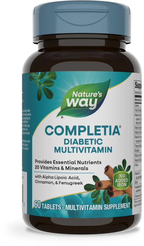 <{%PRIMARY_14923%}>Nature's Way® | Completia Diabetic, 60 tablets