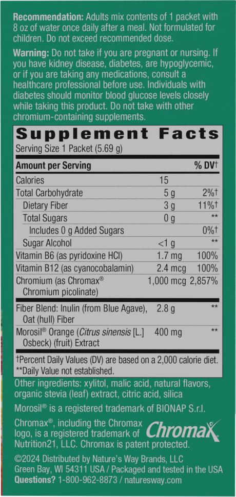 <{%360IMAGE13_14985%}>Nature's Way® | Weight Manager Drink Mix - right side of pack