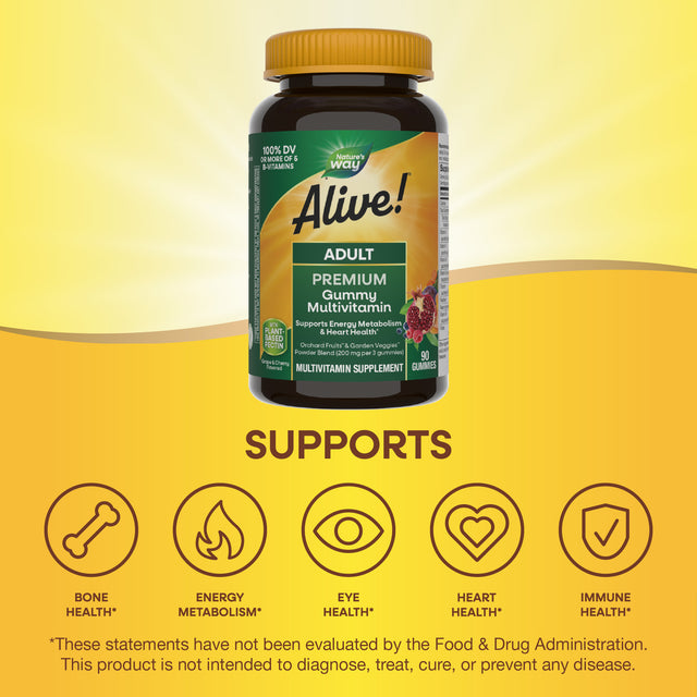 <{%MAIN3_15817%}>Nature's Way® | Alive! Adult Premium Gummy Multivitamin