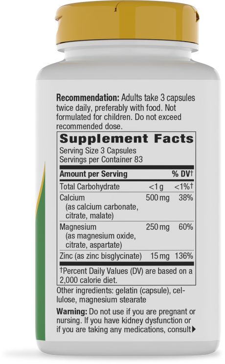 <{%360IMAGE5_41411%}>Nature's Way® | Calcium-Magnesium-Zinc - right side of pack