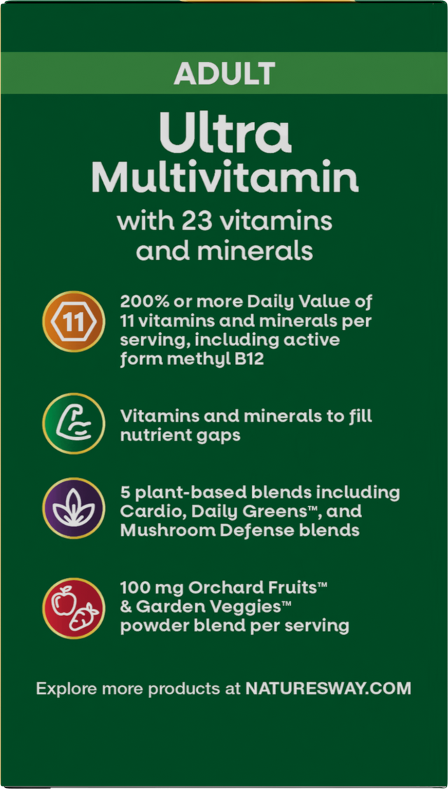 <{%360IMAGE3_15679%}>Nature's Way® | Alive! Adult Ultra Multivitamin - left side of pack