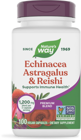 <{%PRIMARY_413%}>Nature's Way® | Echinacea Astragalus & Reishi Premium Blend, 100 capsules