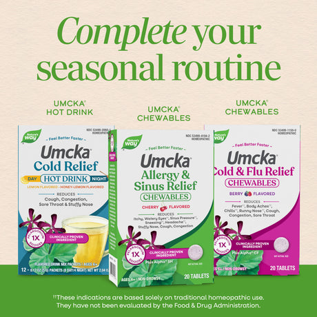 <{%MAIN5_12194%}>Nature's Way® | Umcka Allergy & Sinus Relief Chewables
