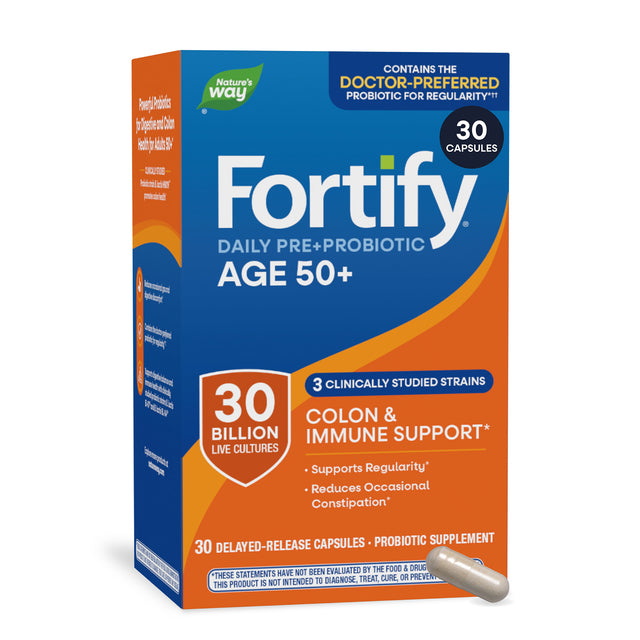 <{%MAIN6_10293%}>Nature's Way® | Fortify Daily Pre+Probiotic Adults 50+