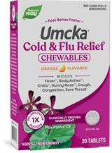 <{%PRIMARY_15161%}>Nature's Way® | Umcka Cold & Flu Relief Chewables, 20 chewables, Orange
