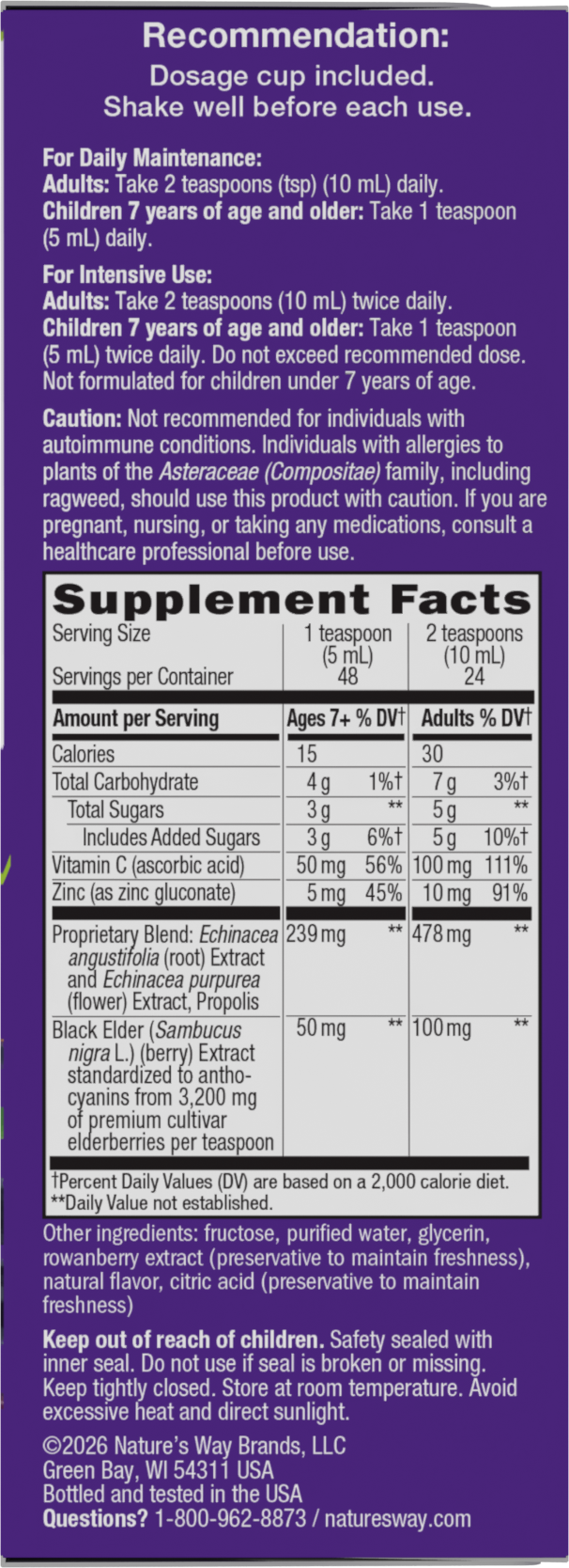 <{%360IMAGE5_15333%}>Nature's Way® | Sambucus Immune Elderberry Syrup