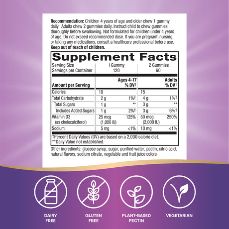 <{%MAIN4_13608%}>Nature's Way® | Vitamin D3 Gummies