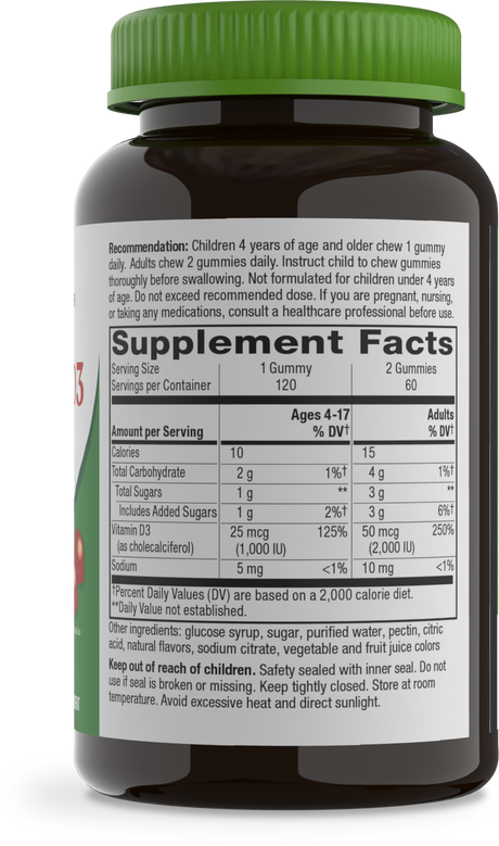 <{%360IMAGE1_13608%}>Nature's Way® | Vitamin D3 Gummies