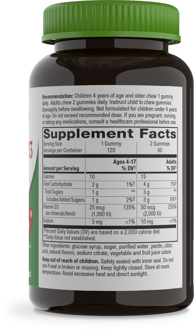 <{%360IMAGE1_13608%}>Nature's Way® | Vitamin D3 Gummies