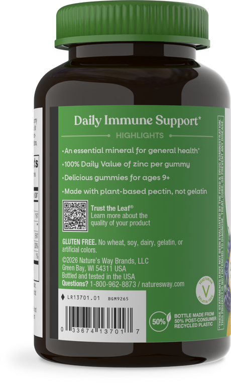 <{%360IMAGE2_13701%}>Nature's Way® | Zinc Gummies