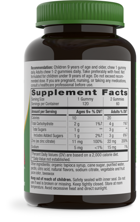 <{%360IMAGE1_13701%}>Nature's Way® | Zinc Gummies
