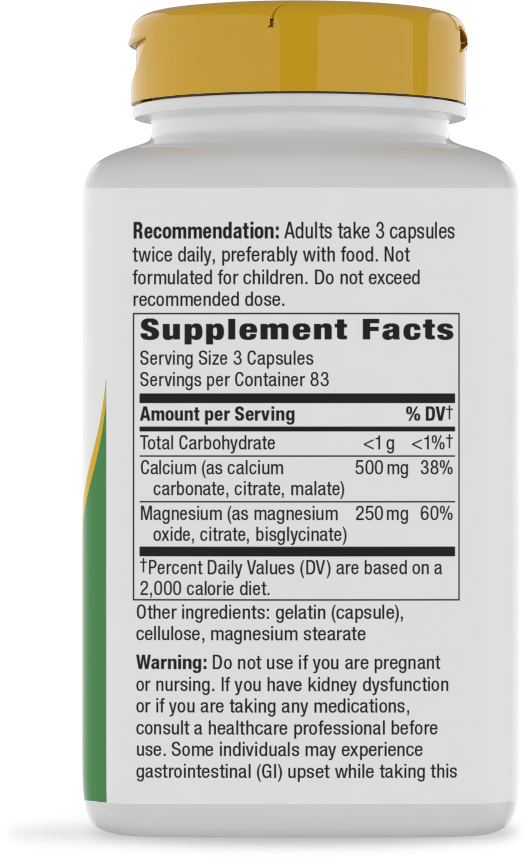 <{%360IMAGE1_41311%}>Nature's Way® | Calcium & Magnesium Mineral Complex - right side of pack