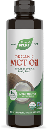 <{%PRIMARY_10895%}>Nature's Way® | Organic MCT Oil, 16 fl oz (480 ml)