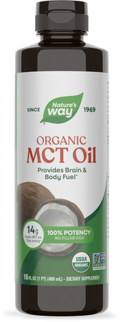 <{%PRIMARY_10895%}>Nature's Way® | Organic MCT Oil, 16 fl oz (480 ml)
