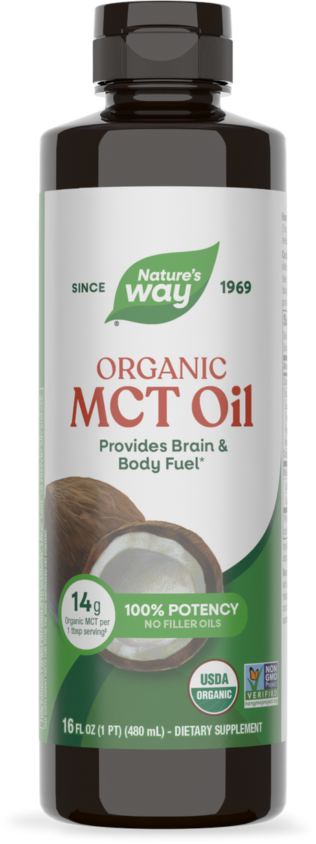 <{%PRIMARY_10895%}>Nature's Way® | Organic MCT Oil, 16 fl oz (480 ml)