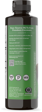 <{%360IMAGE5_10895%}>Nature's Way® | Organic MCT Oil - left side of pack