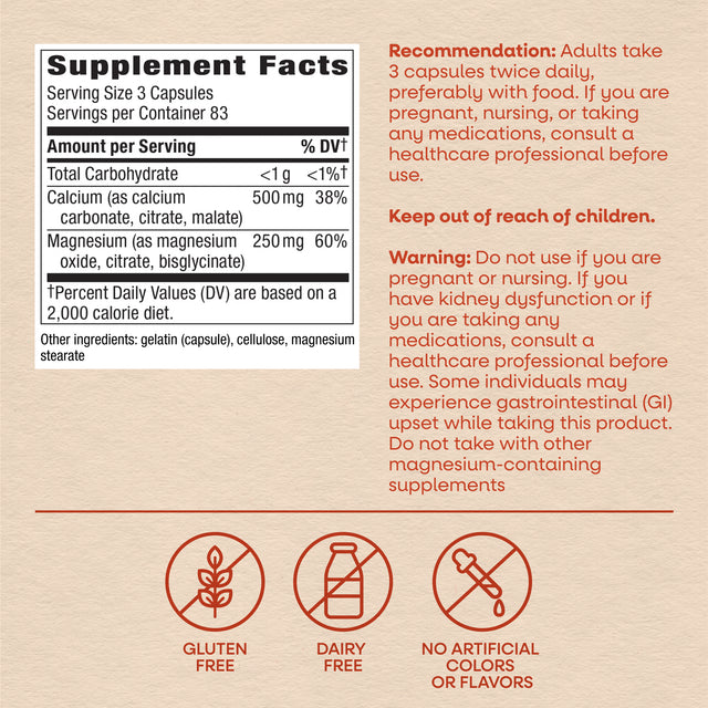 <{%MAIN4_41311%}>Nature's Way® | Calcium & Magnesium Mineral Complex