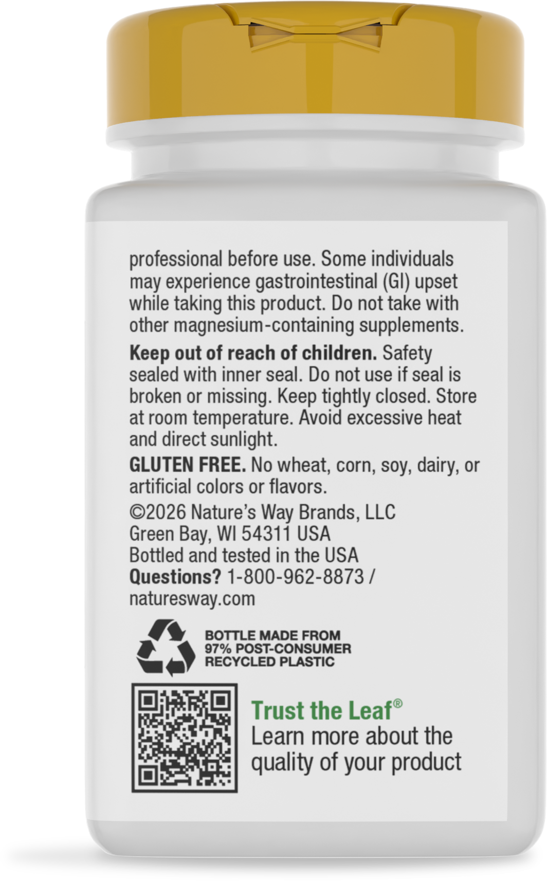 <{%360IMAGE7_41310%}>Nature's Way® | Calcium & Magnesium Mineral Complex - back of pack