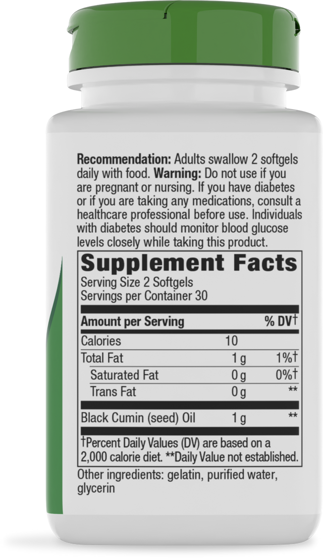 <{%360IMAGE1_16275%}>Nature's Way® | Black Seed Oil - right side of pack