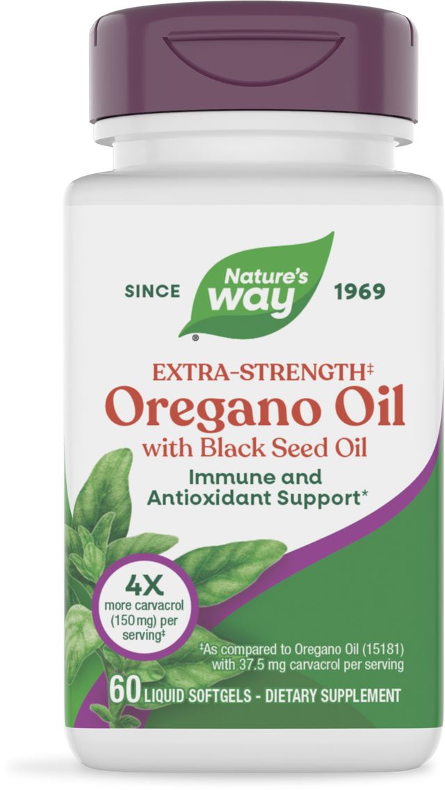<{%PRIMARY_16277%}>Nature's Way® | Oregano Oil Extra Strength, 60 softgels