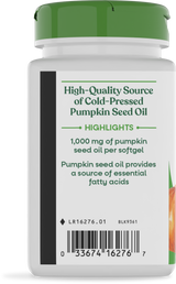 <{%360IMAGE2_16276%}>Nature's Way® | Pumpkin Seed Oil - left side of pack