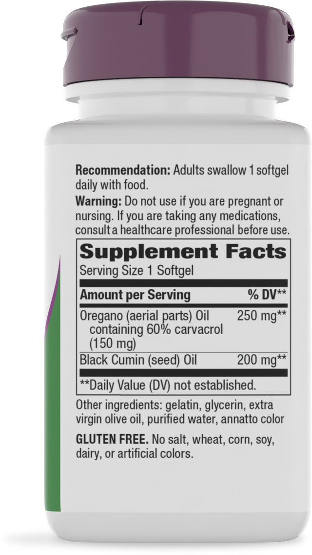 <{%360IMAGE1_16277%}>Nature's Way® | Oregano Oil Extra Strength - right side of pack
