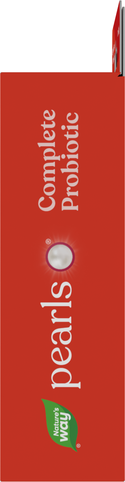 <{%360IMAGE6_04369%}>Nature's Way® | Pearls Complete Probiotic - right side of pack