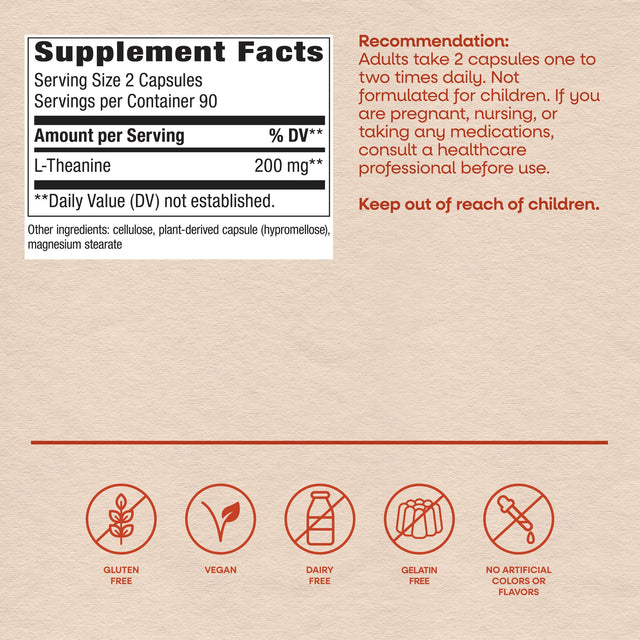 <{%MAIN11_09550%}>Nature's Way® | L-Theanine