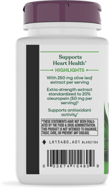<{%360IMAGE2_15480%}>Nature's Way® | Olive Leaf Standardized Extract - left side of pack