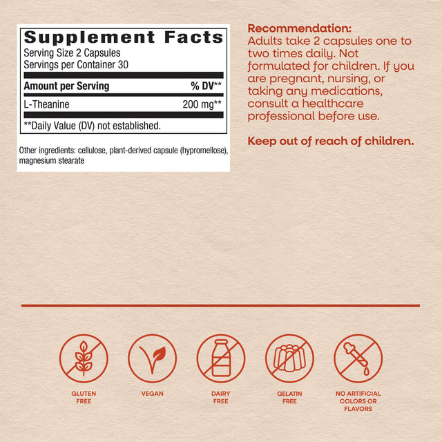 <{%MAIN4_09556%}>Nature's Way® | L-Theanine