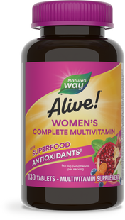 <{%PRIMARY_13710%}>Nature's Way® | Alive! Women's Complete Multivitamin, 130 tablets