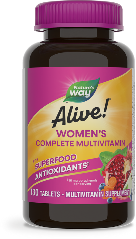 <{%PRIMARY_13710%}>Nature's Way® | Alive! Women's Complete Multivitamin, 130 tablets