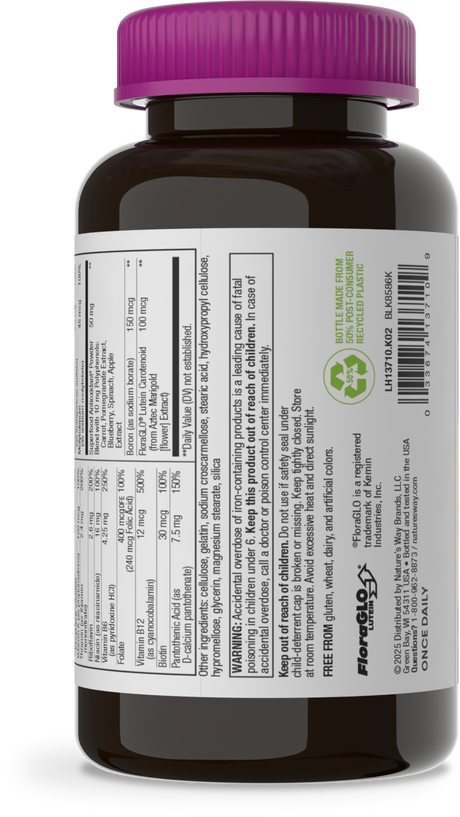 <{%360IMAGE2_13710%}>Nature's Way® | Alive! Women's Complete Multivitamin - left side of pack