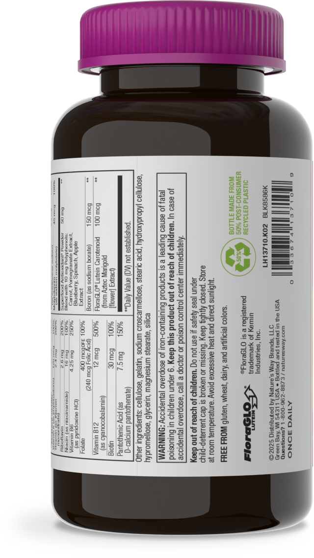 <{%360IMAGE2_13710%}>Nature's Way® | Alive! Women's Complete Multivitamin - left side of pack