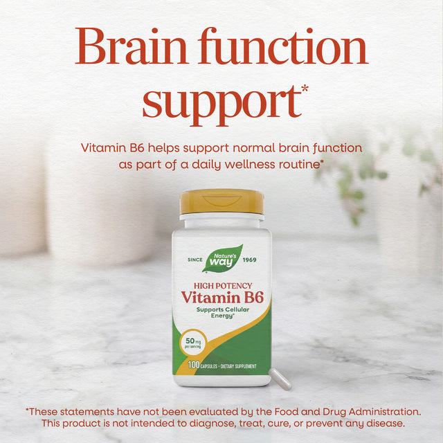 <{%MAIN2_40431%}>Nature's Way® | Vitamin B6 High Potency