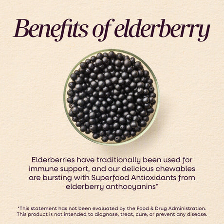 <{%MAIN3_12961%}>Nature's Way® | Sambucus Elderberry Kids Immune Chewable