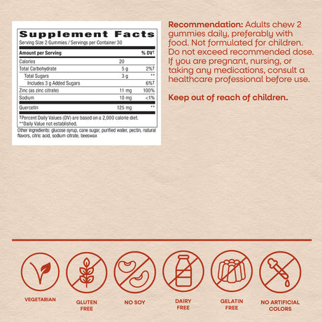 <{%MAIN4_14261%}>Nature's Way® | Quercetin Gummies