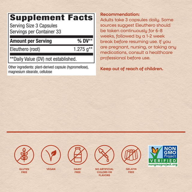 <{%MAIN11_13500%}>Nature's Way® | Siberian Eleuthero Root